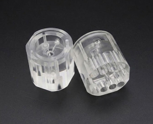 Custom CNC machined clear acrylic part