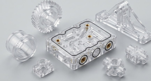 Precision CNC machined PC parts