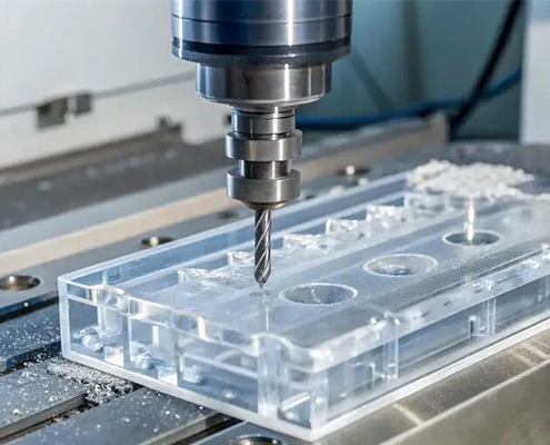 acrylic CNC milling machining process