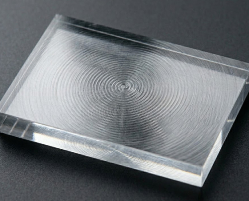as milled acrylic surface finish
