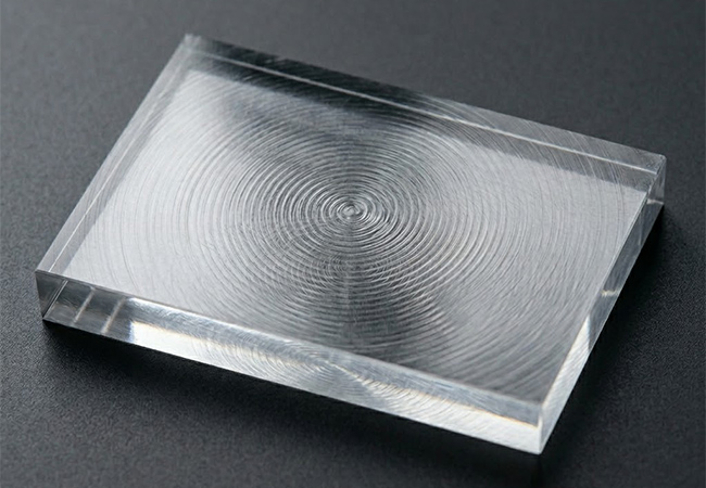 as milled acrylic surface finish