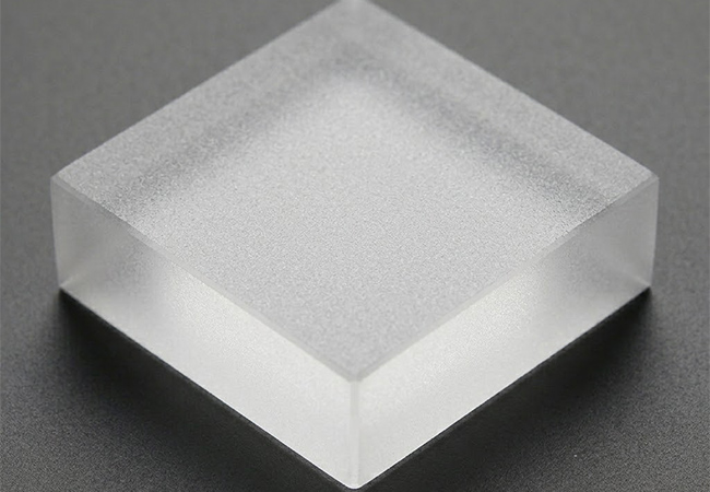 bead blasted acrylic frosted surface