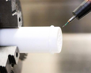 fine machining the HDPE part