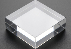 polished acrylic optical clarity surface