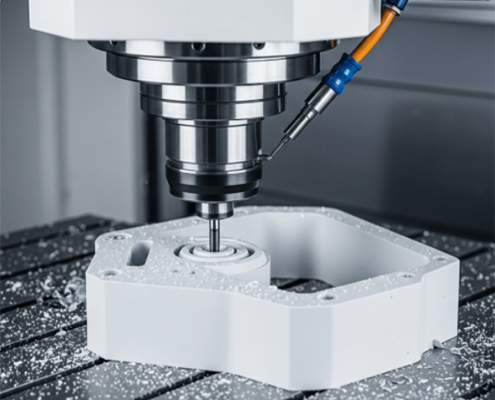 Delrin custom component CNC machining