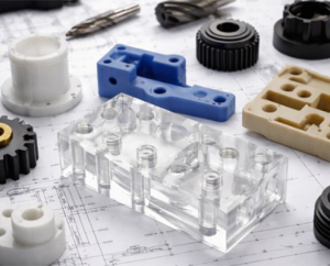 custom parts made of different plastics