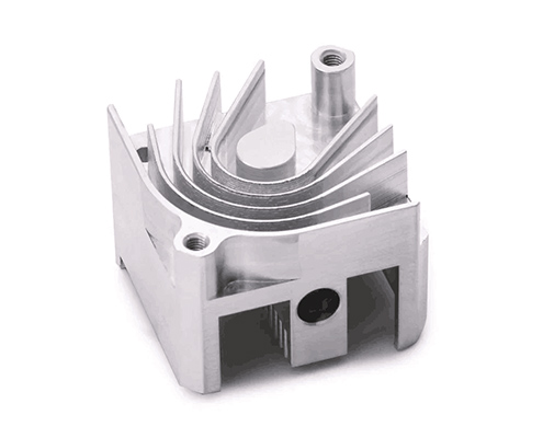 CNC machined aluminum heat sink