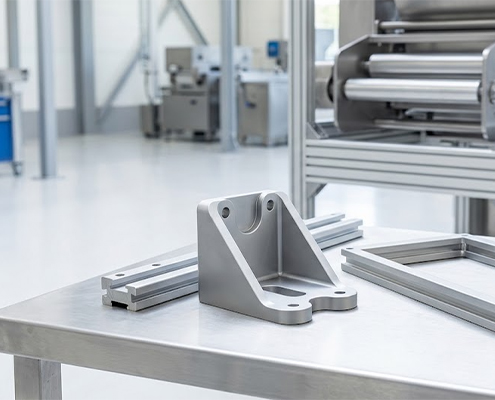 aluminum food equipment CNC parts