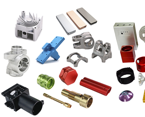 Custom metal parts with different alloys