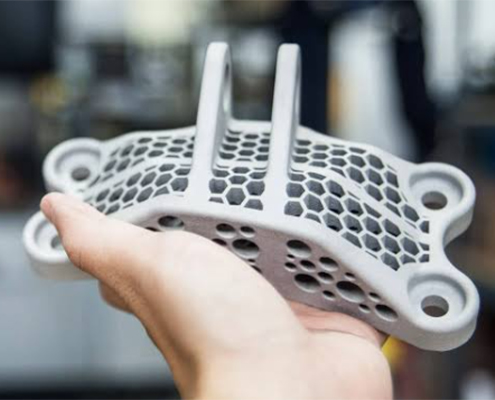 Metal prototype produced by 3D printing