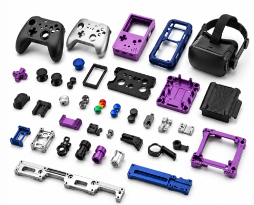 Rapid prototyping cnc machiend gamepad components