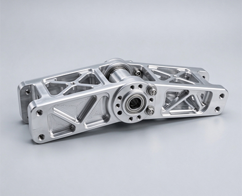 Leg segment robotic part by pocket milling
