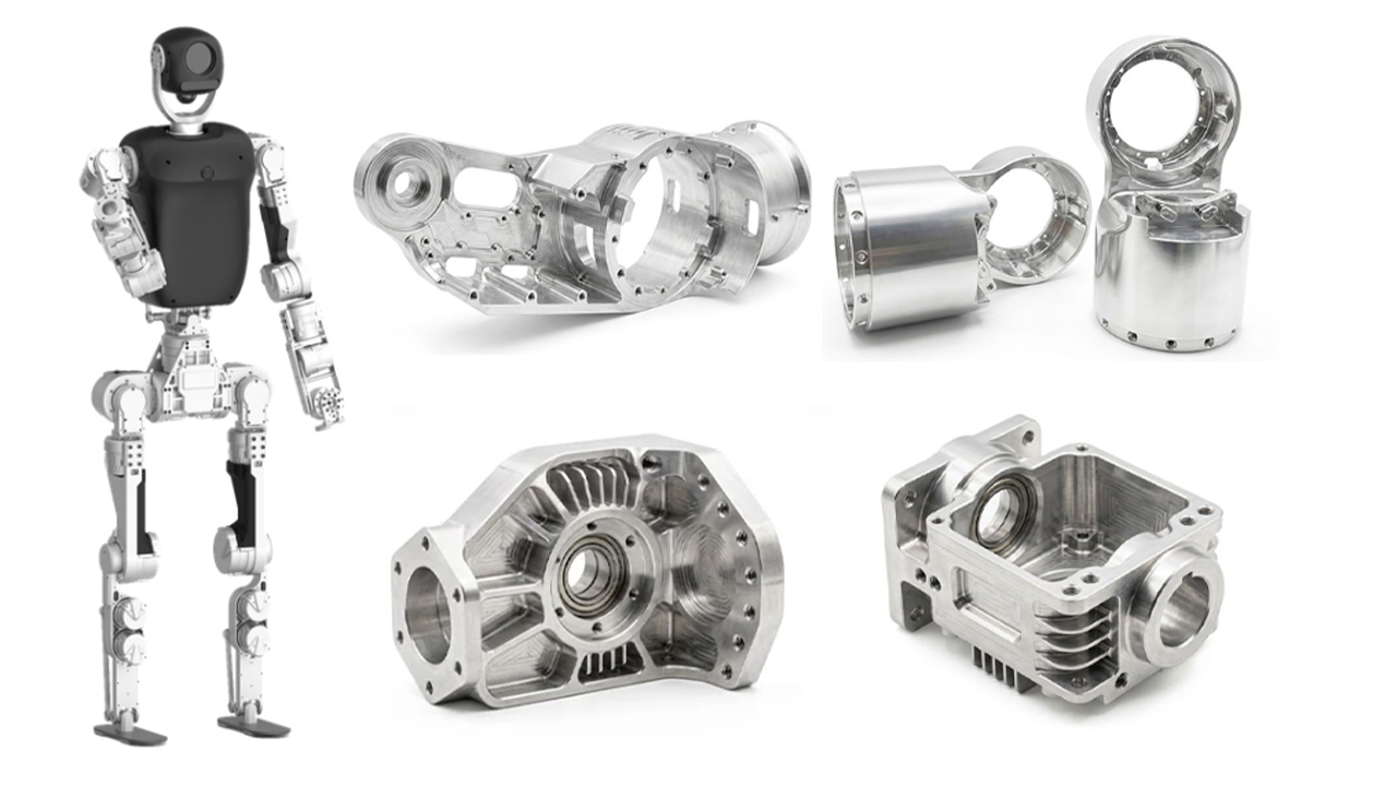 custom humanoid robot joint CNC machined parts
