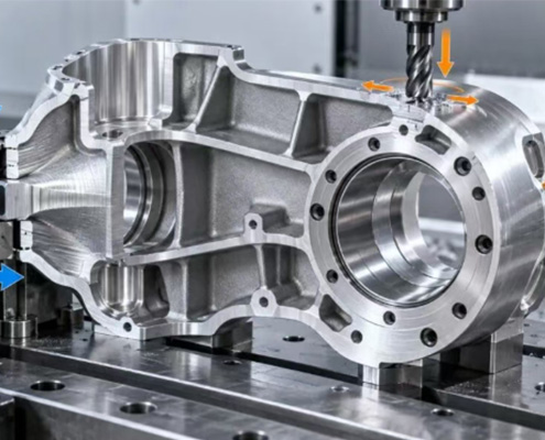 robot joint housing CNC machining